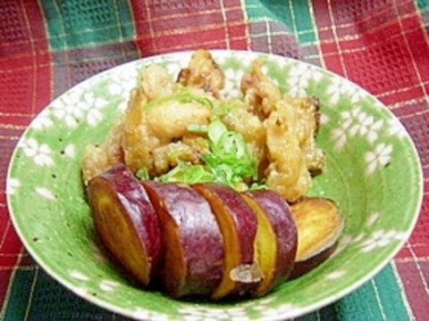 酸っぱ甘～い✿鶏肉＆薩摩芋煮込み